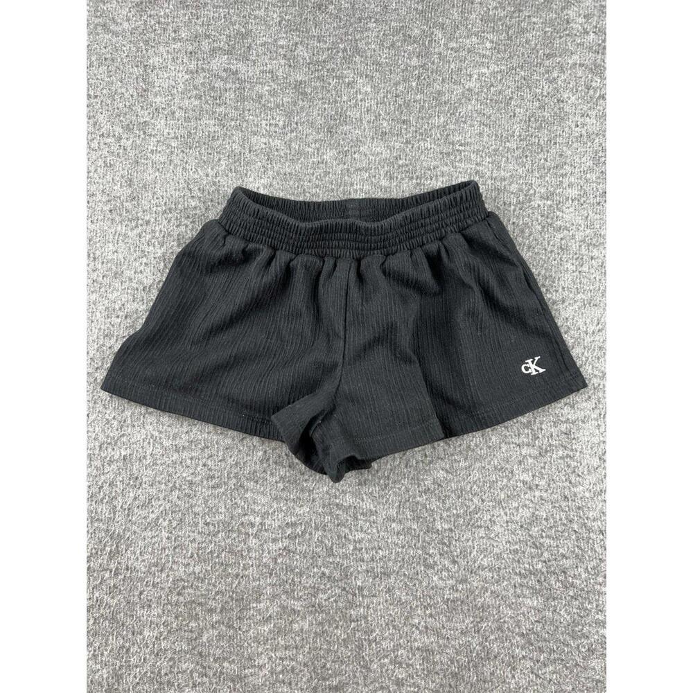 Calvin Klein Black Ribbed Casual Shorts Size 3T